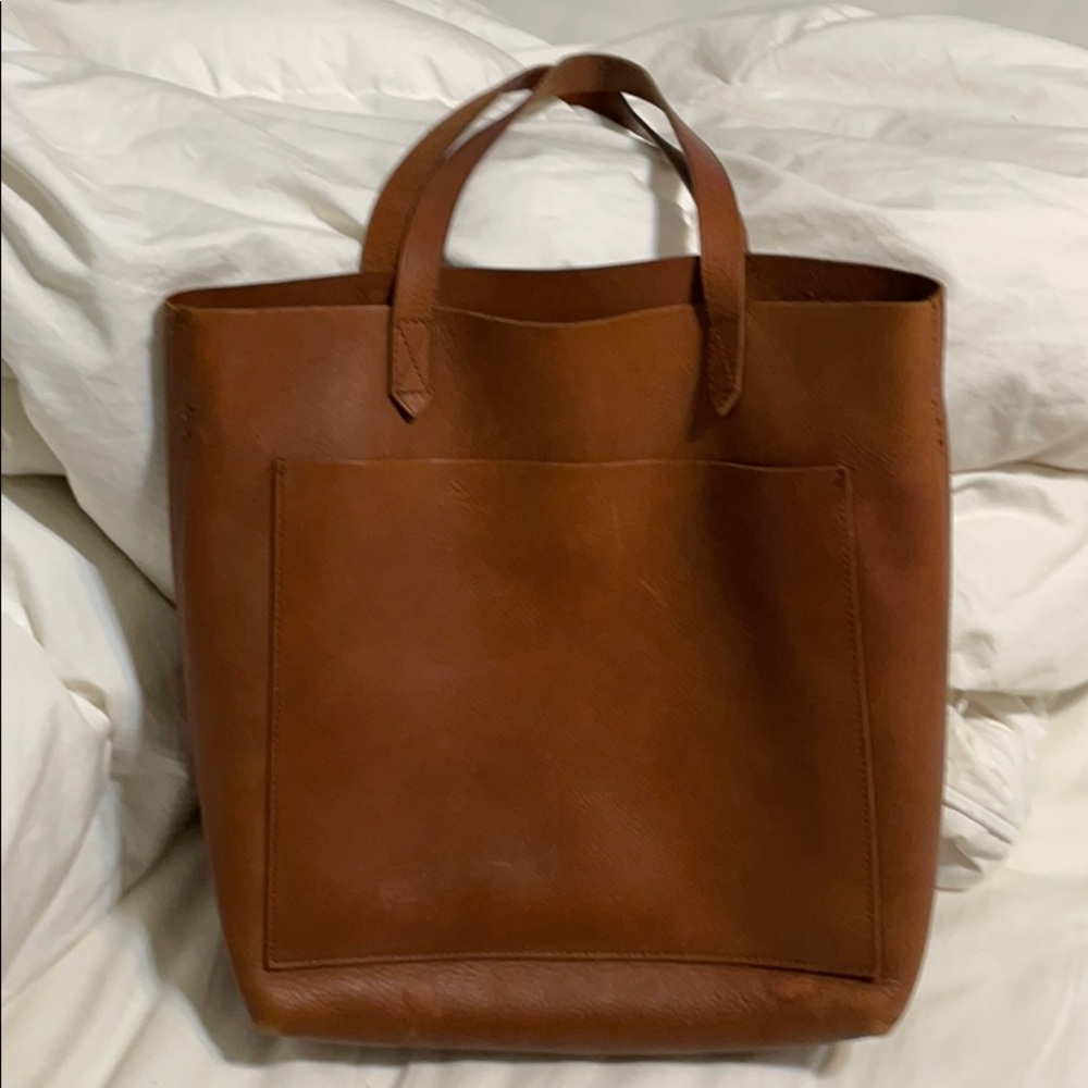 Madewell Brown Leather Tote / Crossbody Bag